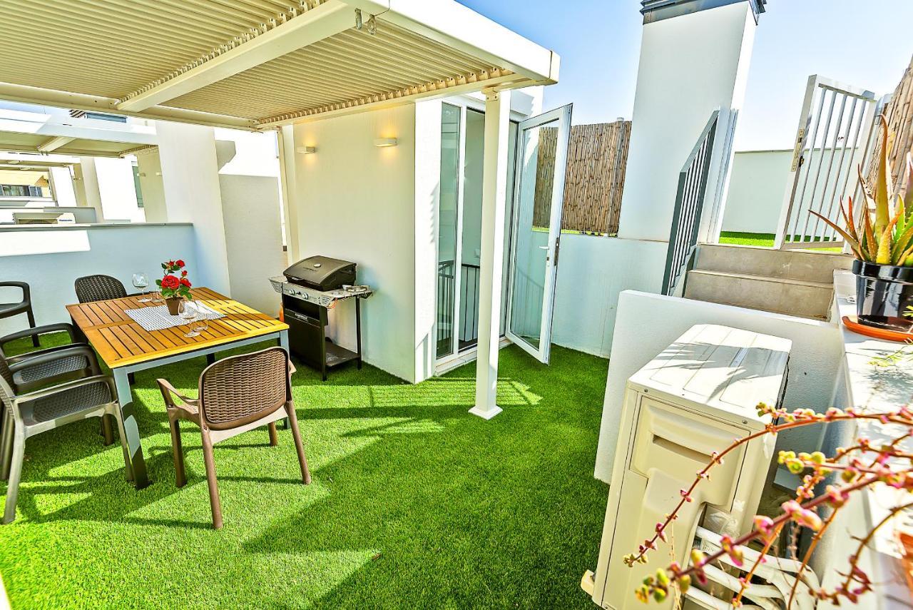 Oceanfront Duplex With A Rooftop Pool And Terrace El Puerto de Santa María Exterior foto